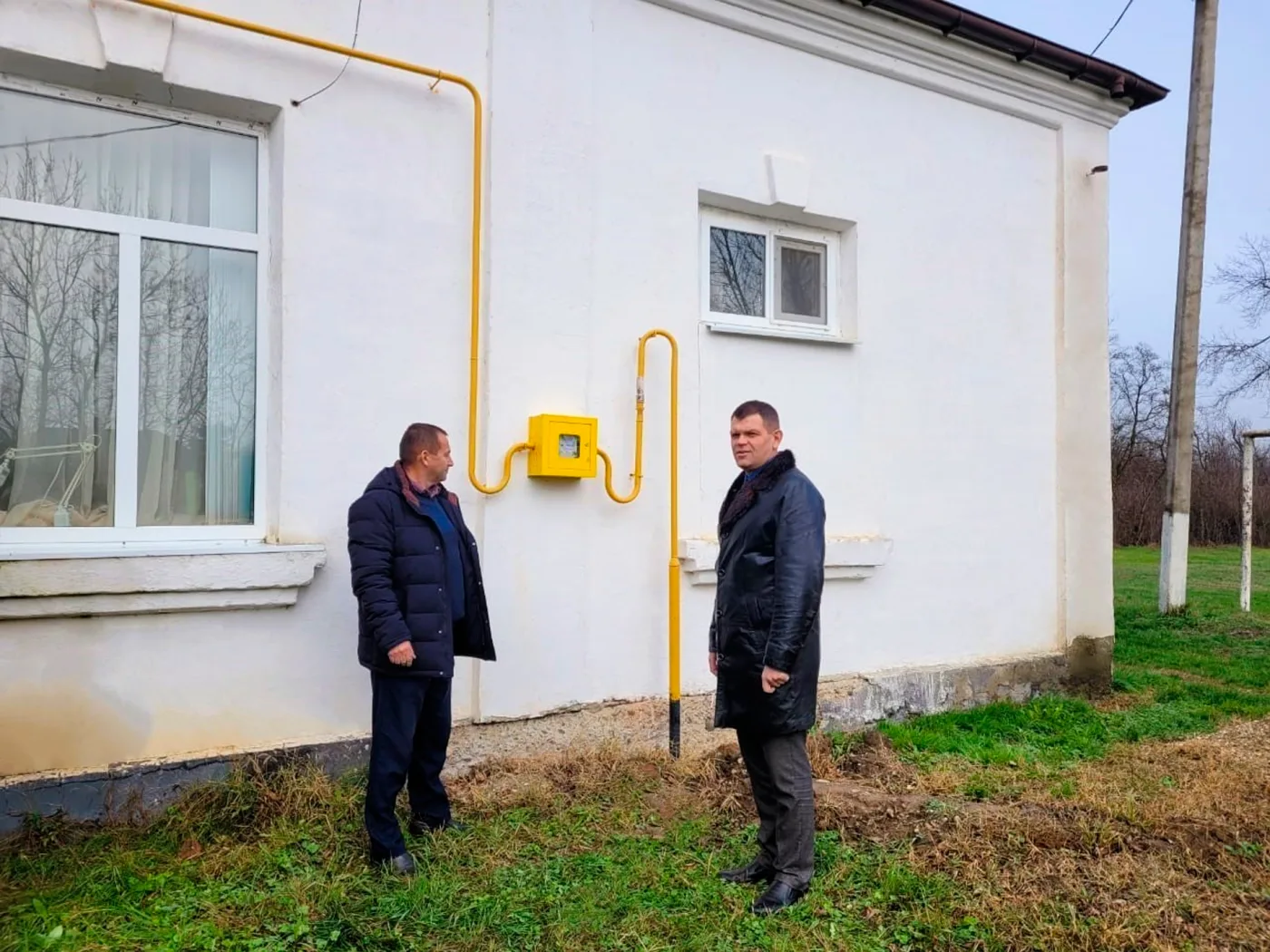 В Белореченском районе газифицировали сельский клуб